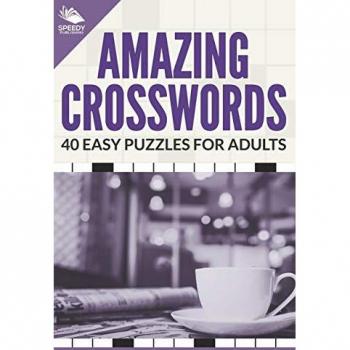 Amazing Crosswords: 40 Easy Puzzles For Adults