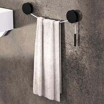 Toallero Estilo Minimalista Negro y Blanco
