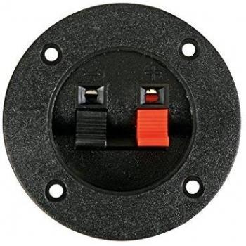 HQ Power 2 Bornes de Altavoz Circular