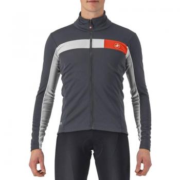 Castelli Mortirolo 6S Dark Grey Reflex Men’s XL Jacket