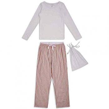 Calvin Klein L/s Pant Set Ensemble De Pyjama, Orange