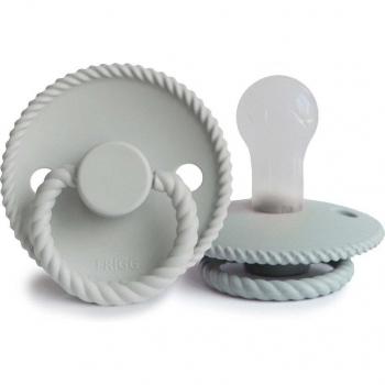 Chupeta de Silicone Frigg 0-6 Meses Cinza