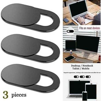 3er Set Kamera Abdeckung für Webcam mit umfassendem Schutz der Privatsphäre R9CB