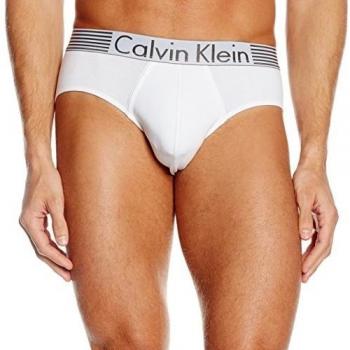 Calvin Klein Hip Brief Bañador Hombre Blanco