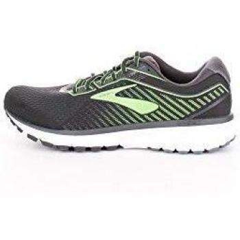 Brooks Ghost 12, Sneakers de Course pour Homme, Gris (Ebony/Grey/Gecko 094), 40 EU