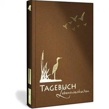 Tagebuch illustriert mit Aquarellmalerei und schönen Sprüchen zum Nachdenken