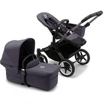 Passeggino Duo Bugaboo Donkey 5 Mono Completo Grafite/Azzurro Tormenta