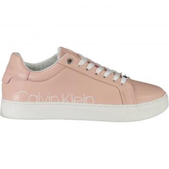 Calvin Klein Women's Lea Sneakers, Blush Leather, Size: 6