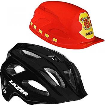 Kids Lazer P’Nut Helmet – Black, 46‑50 cm