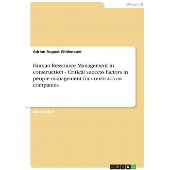 Human Ressource Management in construction