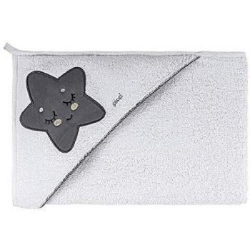 Telo bagno ricamato grigio Smile Picci