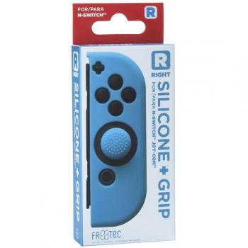 Funda Protectora De Silicona Para Joy-Con Derecho + Grip Par