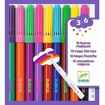 Crayons magiques Djeco Toverstiften, 10 stylos