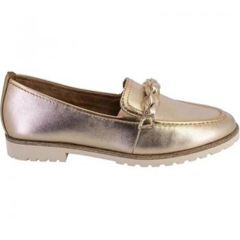 Mocasín Oro Piel 24200 Tamaris Mujer