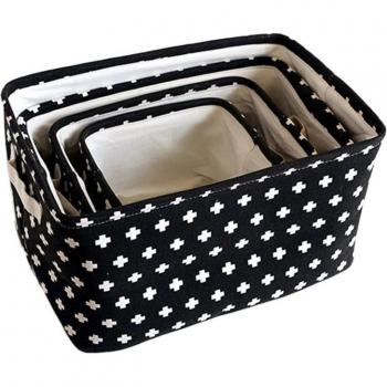 Panier de rangement pliable pour jouets et vêtements