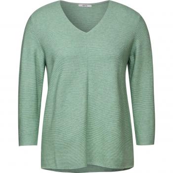 Cecil V-Neck Pullover für Damen mit 3/4 Ärmeln