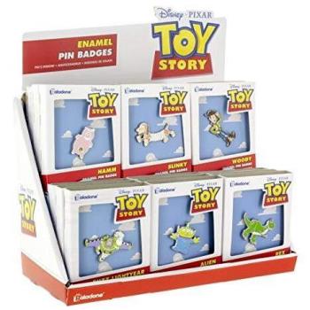 Pin de Esmalte de Toy Story | Sorpresa de 6 Modelos | Hamm Slinky Woody Buzz Lightyear Alien O Rex
