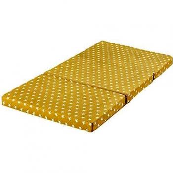 Bambini Basic Reisebettmatratze 120 × 60 × 6 cm – Stars Vanille TOP