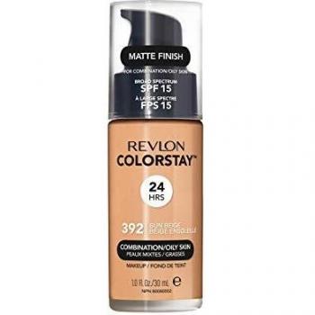 Revlon Colorstay Foundation für Mischhaut/fettige Haut LSF 15, Sun Beige, 30 ml