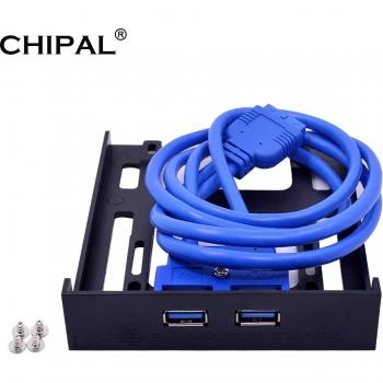 Panel Frontal USB 3.0 con 2 Puertos para PC