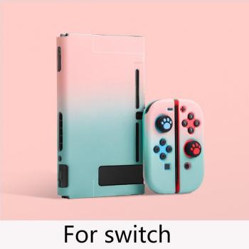 Protection rigide pour Nintendo Switch NS NX avec étui complet et couverture arrière fendue