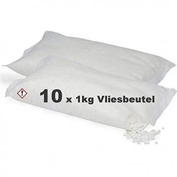 CAGO Nachfüll-Granulat für Luftentfeuchter – 10x1 kg in Portionierbeutel