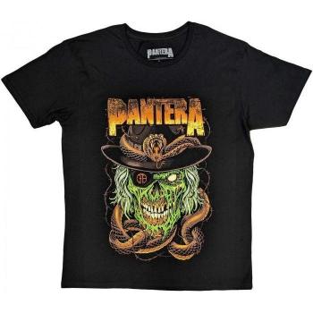 Pantera Polo Nero XL – Teschio & Serpente