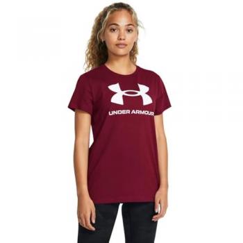 Camiseta Under Armour Sportstyle Logo T-shirt roja M mujer