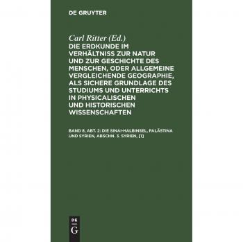 Die Sinai-Halbinsel Palästina und Syrien Abschn. 3. Syrien [1]