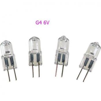 5PCS G4 Base Halogen Light Bulbs 6V 5W/10W/20W/30W