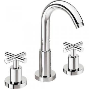 Miscelatore Lavabo Sapho Axia 3 Fori Moderno Cromo 502/S