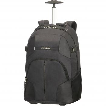 Samsonite Rewind Laptop Rucksack Rollen 55 × 20 cm, Schwarz