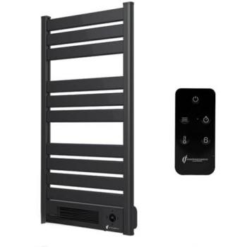 Omiros Sannover 2000 W Sécher à serviette mural – Soufflerie 1000 W – Noir