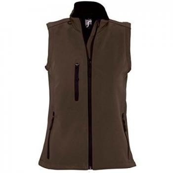Rallye Women's Gilet – Soft Shell, Dark Chocolate, L