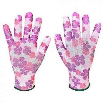 Gants de Jardinage Polyester avec Motif Floral