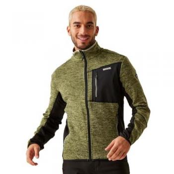 Forro Polar de Senderismo Hombre Regatta Baslinn 2XL Verde y Negro