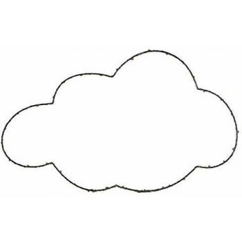 Chispa Nube Atmosphera 54 cm en Blanco
