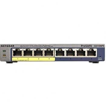 NETGEAR GS108PE Managed PoE Switch 8 Ports