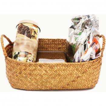 Natural Seagrass Basket for Towels and Fruit