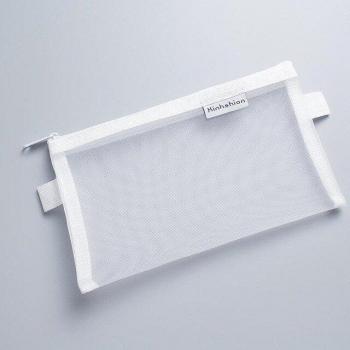 Bolsa de Lápiz Transparente de Nylon para Suministros Escolares