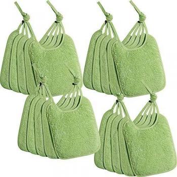 Erwin Müller Lätzchen für Babys 20er-Pack grün 30x24 cm
