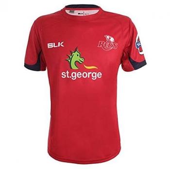 Rugby Training Top: Queensland Reds BLK – Red, Large Size