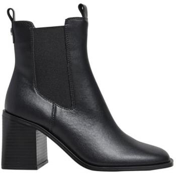 Botines Casual de Piel Negra Pepe Jeans para Mujer