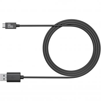BeHello 1 m USB‑C Synchronisationskabel – Tiefschwarz