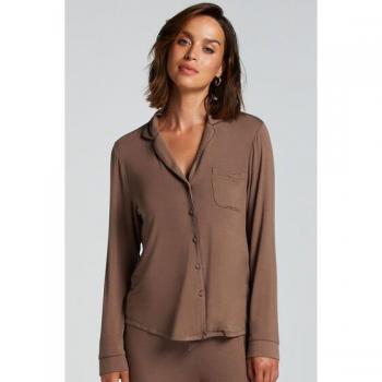 Chaqueta Marrón de Jersey Essentil Hunkemöller