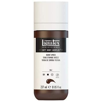 Liquitex Professional Burnt Umber Acrylic Paint 237ml