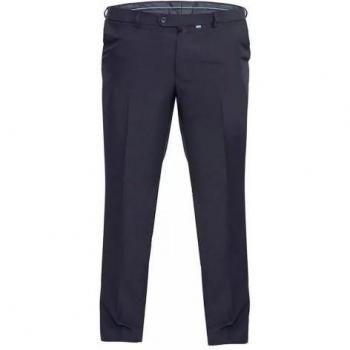 Uomo Pantaloni King Size Duke Max Vita Regolata 50S Blu
