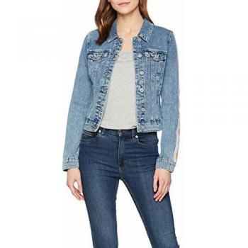 Chaqueta de Jean Only, modelo onlCHRIS LS Tape DNM, Azul
