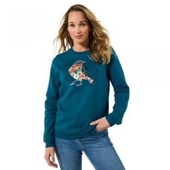Soft Green Robin Fleece Top