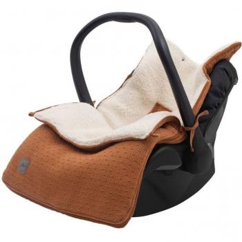 Voetenzak voor Groep 0+ Autostoel Jollein Bliss Knit Caramel